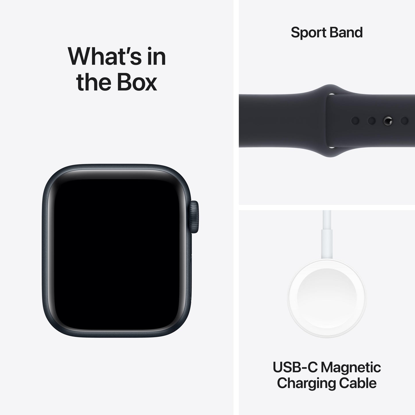 Apple Watch SE GPS + Cellular 40mm Midnight Aluminium Case with Midnight Sport Band - M/L