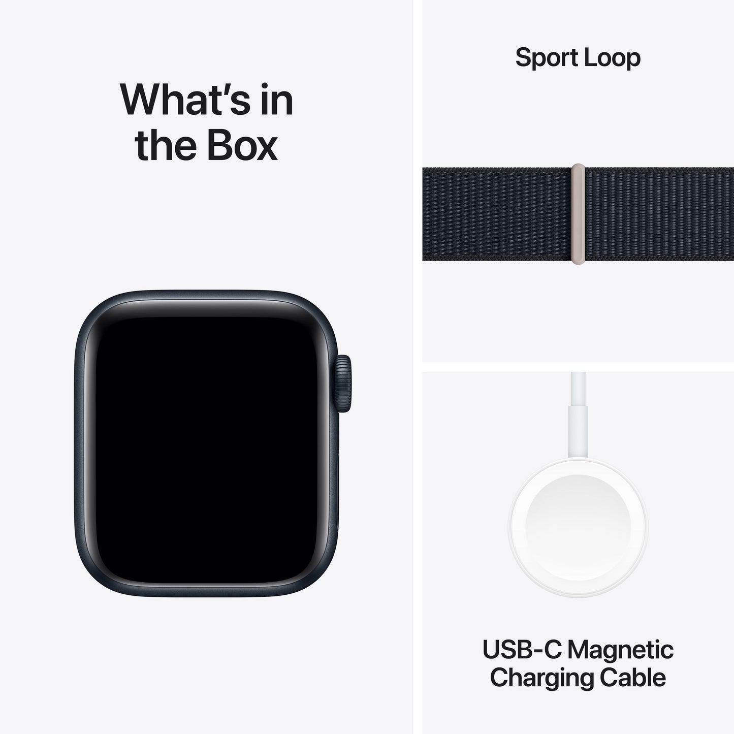 Apple Watch SE GPS + Cellular 40mm Midnight Aluminium Case with Midnight Sport Loop
