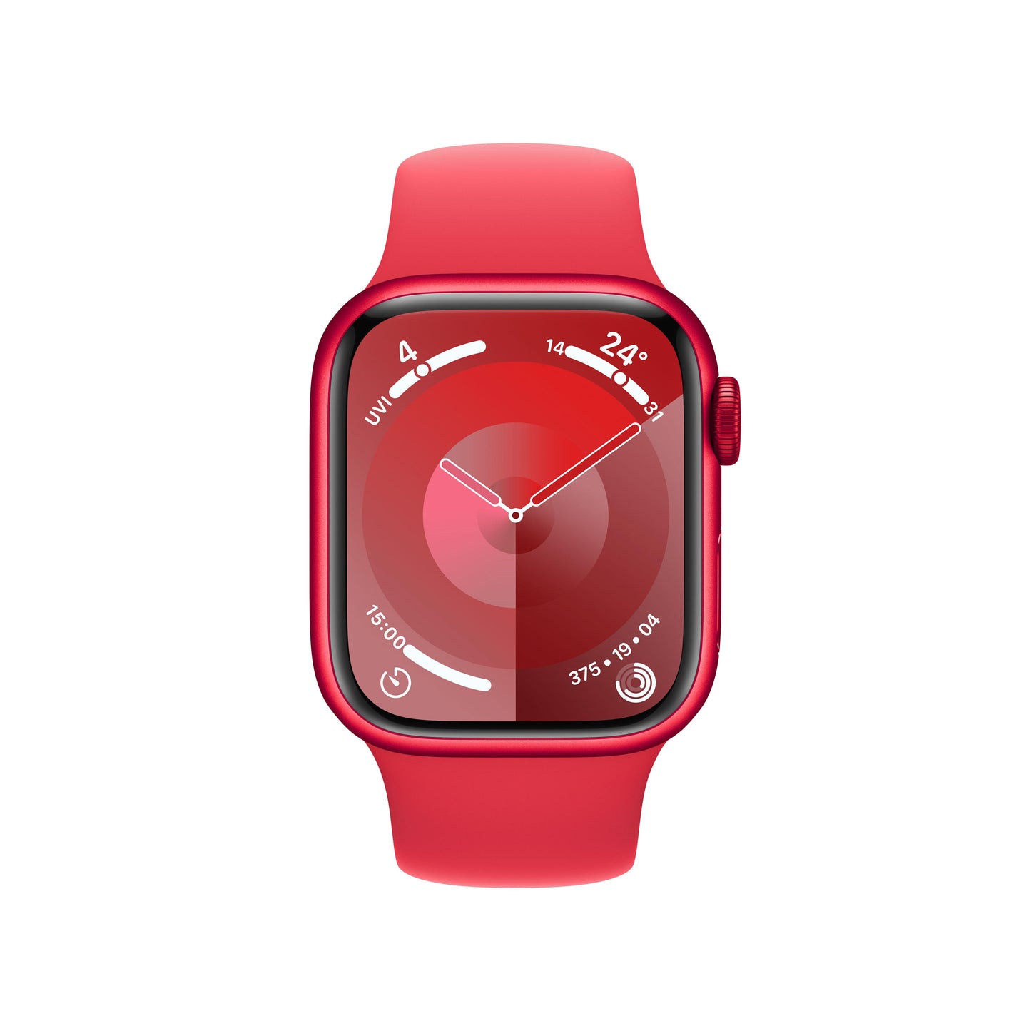Apple Watch Series 9 GPS + Cellular 41mm (PRODUCT)RED Aluminium Case with (PRODUCT)RED Sport Band - M/L