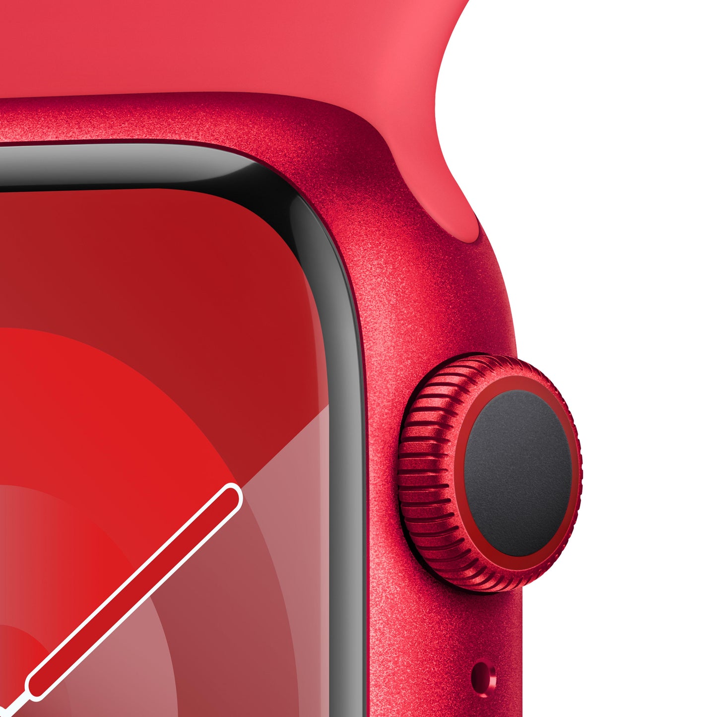 Apple Watch Series 9 GPS + Cellular 41mm (PRODUCT)RED Aluminium Case with (PRODUCT)RED Sport Band - S/M