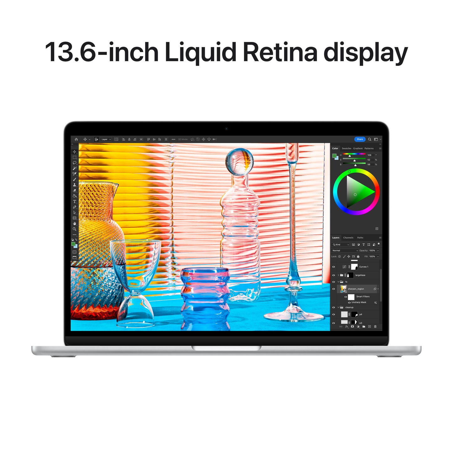 13-inch MacBook Air: Apple M2 chip with 8‑core CPU and 10‑core GPU, 512GB SSD - Silver