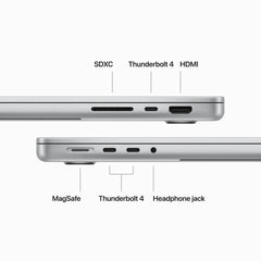 14-inch MacBook Pro: Apple M3 Pro chip with 12‑core CPU and 18‑core GPU, 1TB SSD - Silver