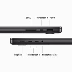 14-inch MacBook Pro: Apple M3 Max chip with 14‑core CPU and 30‑core GPU, 1TB SSD - Space Black