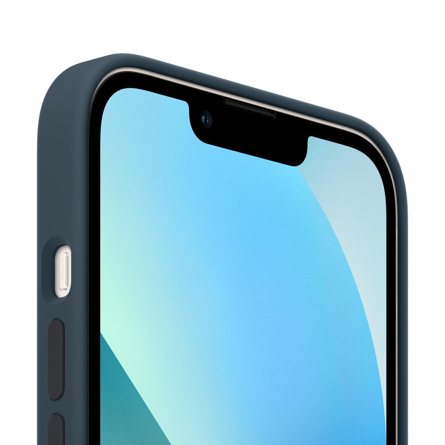 iPhone 13 Silicone Case with MagSafe – Abyss Blue