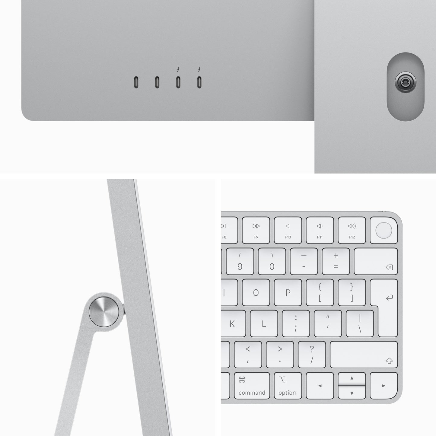24-inch iMac with Retina 4.5K display: Apple M3 chip with 8‑core CPU and 10‑core GPU, 256GB SSD - Silver